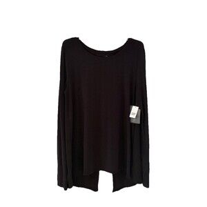 NWT Gap Breathe Open Back Top Women’s Large Long Sleeve Athleisure